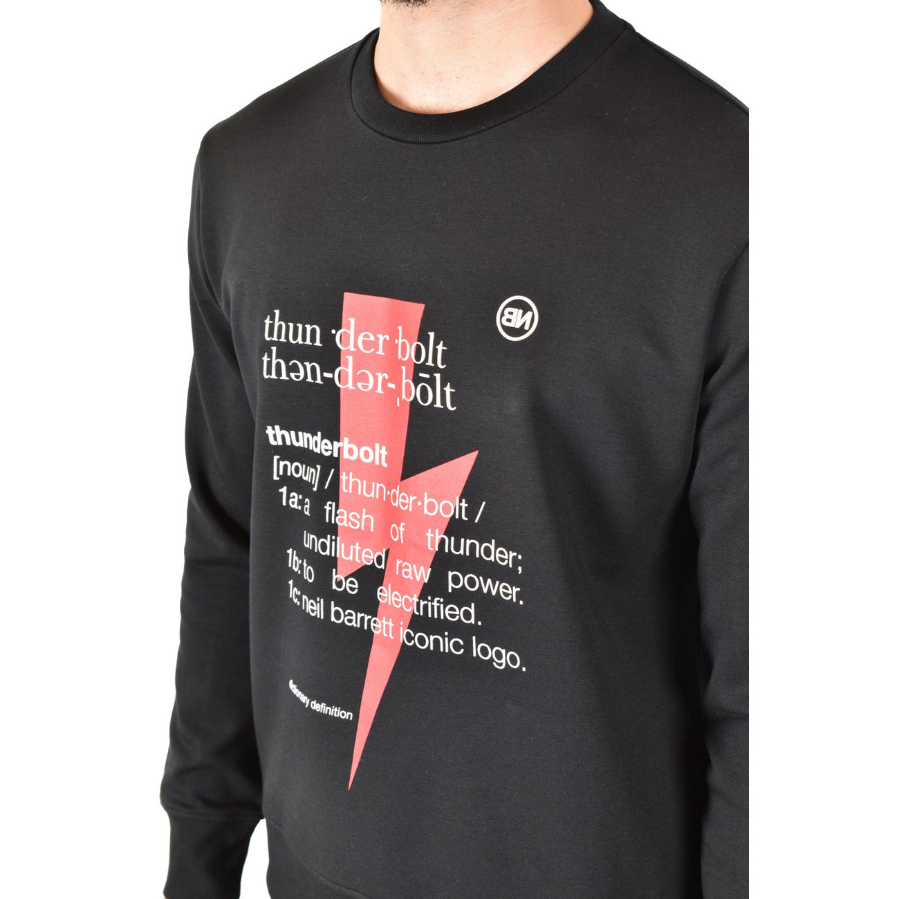 Neil Barrett Sweatshirt Heren Zwart #2430884
