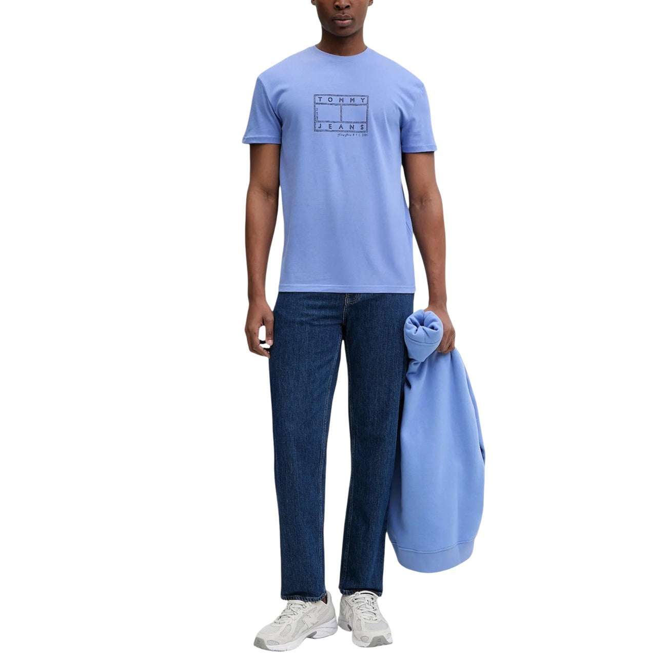 Tommy Hilfiger Jeans T-shirt Heren Lichtblauw #2470390