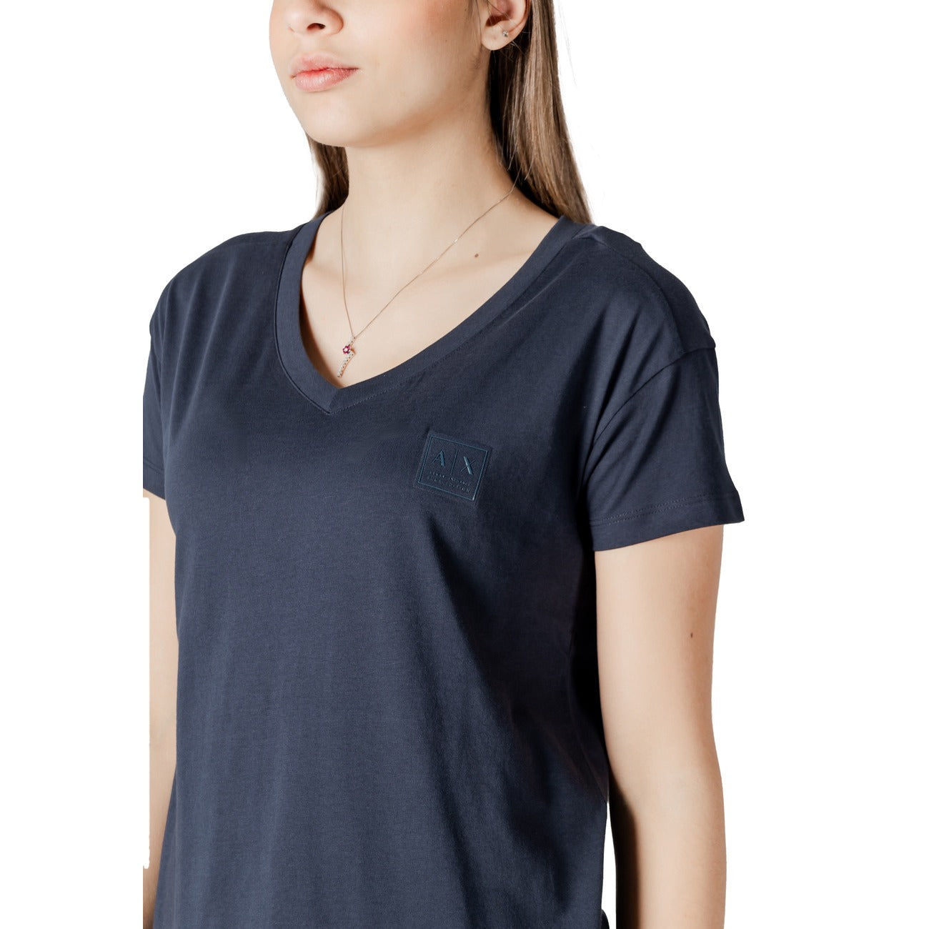 Armani Exchange T-Shirt Damen Blau #2413580