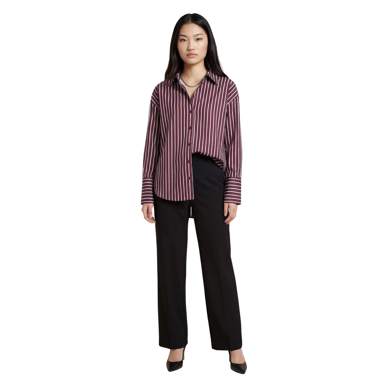 Jacqueline De Yong Shirt Damen Bordeaux