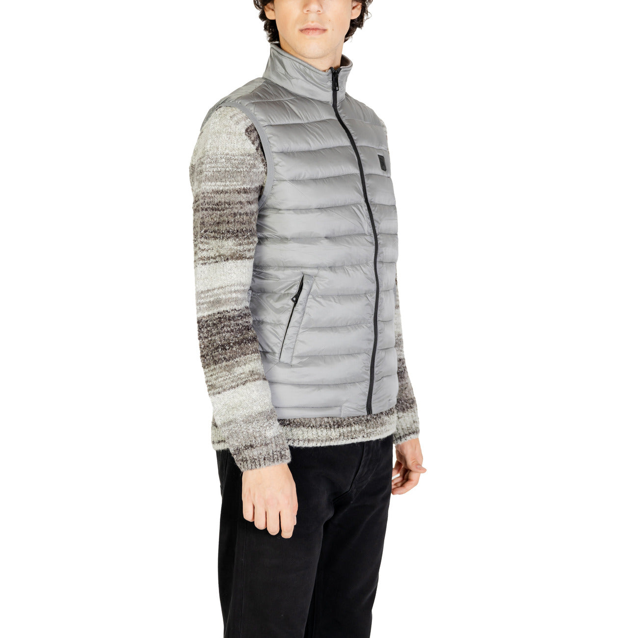 Gianni Lupo Gilet Heren Grijs