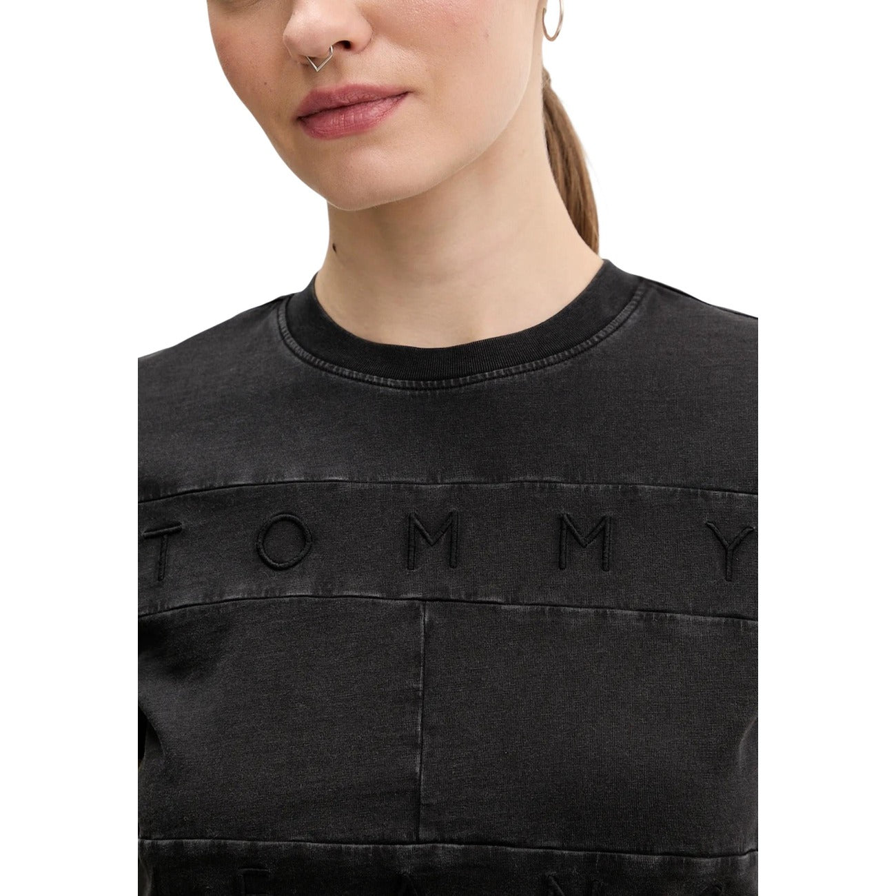 Tommy Hilfiger Jeans T-Shirt Damen Schwarz #2450309