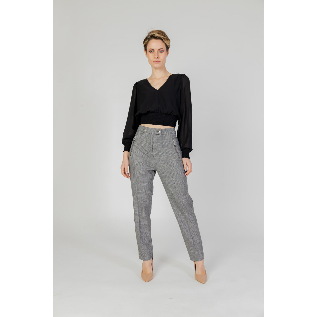 Morgan De Toi Broek Dames Zwart #2206629