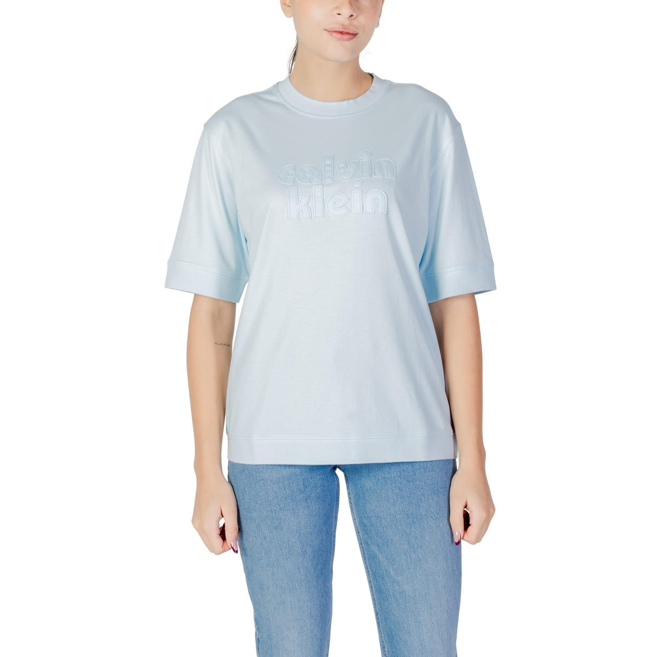Calvin Klein Jeans T-shirt Dames Wit #2445548