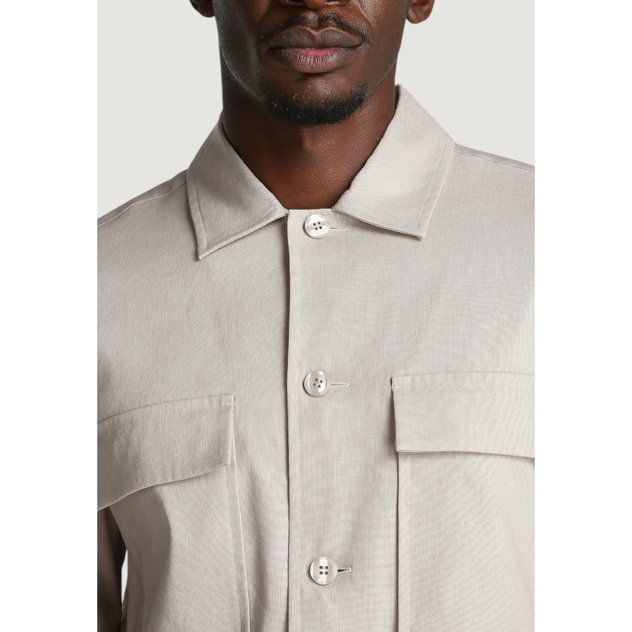 Calvin Klein Shirt Heren Beige
