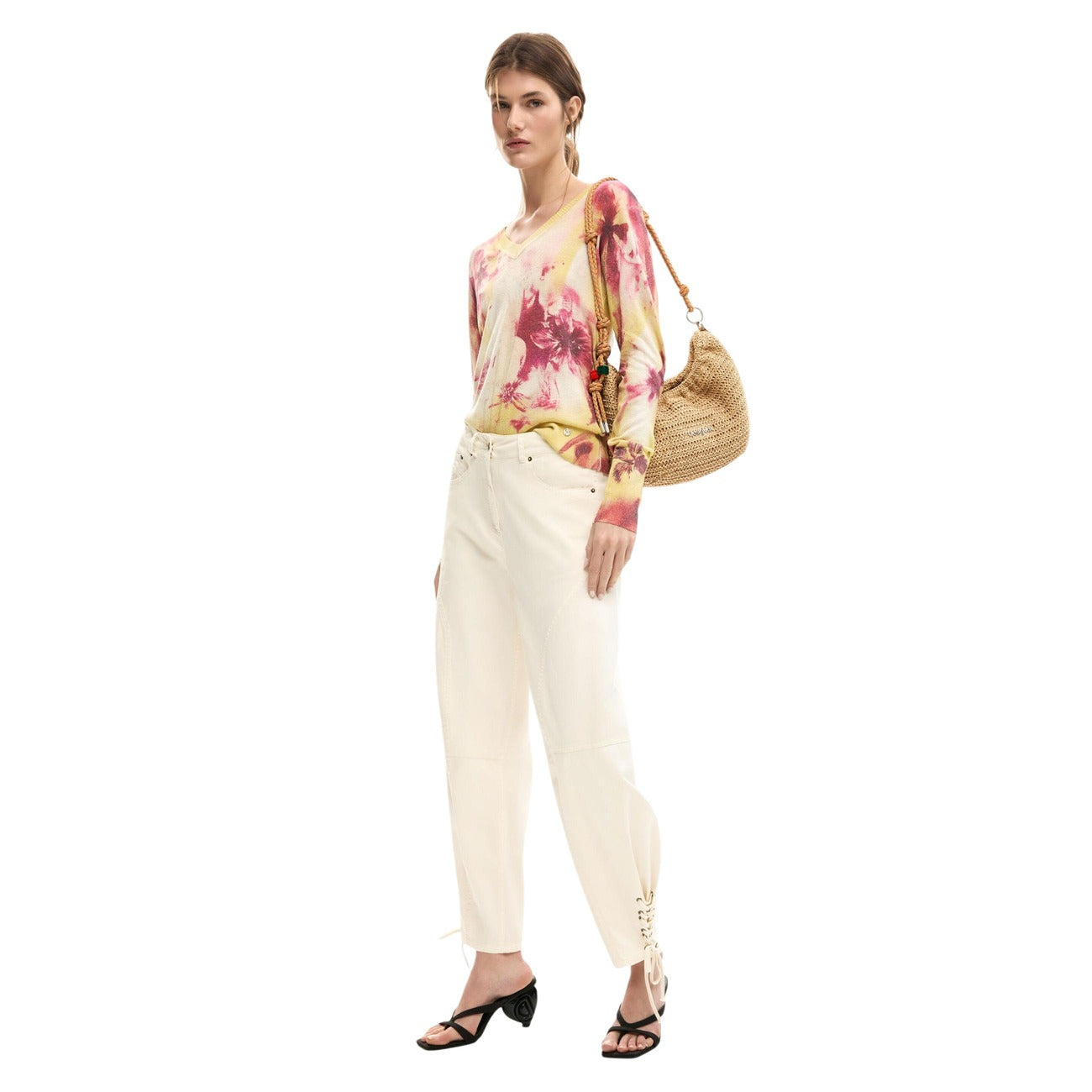 Desigual Hose Damen Beige