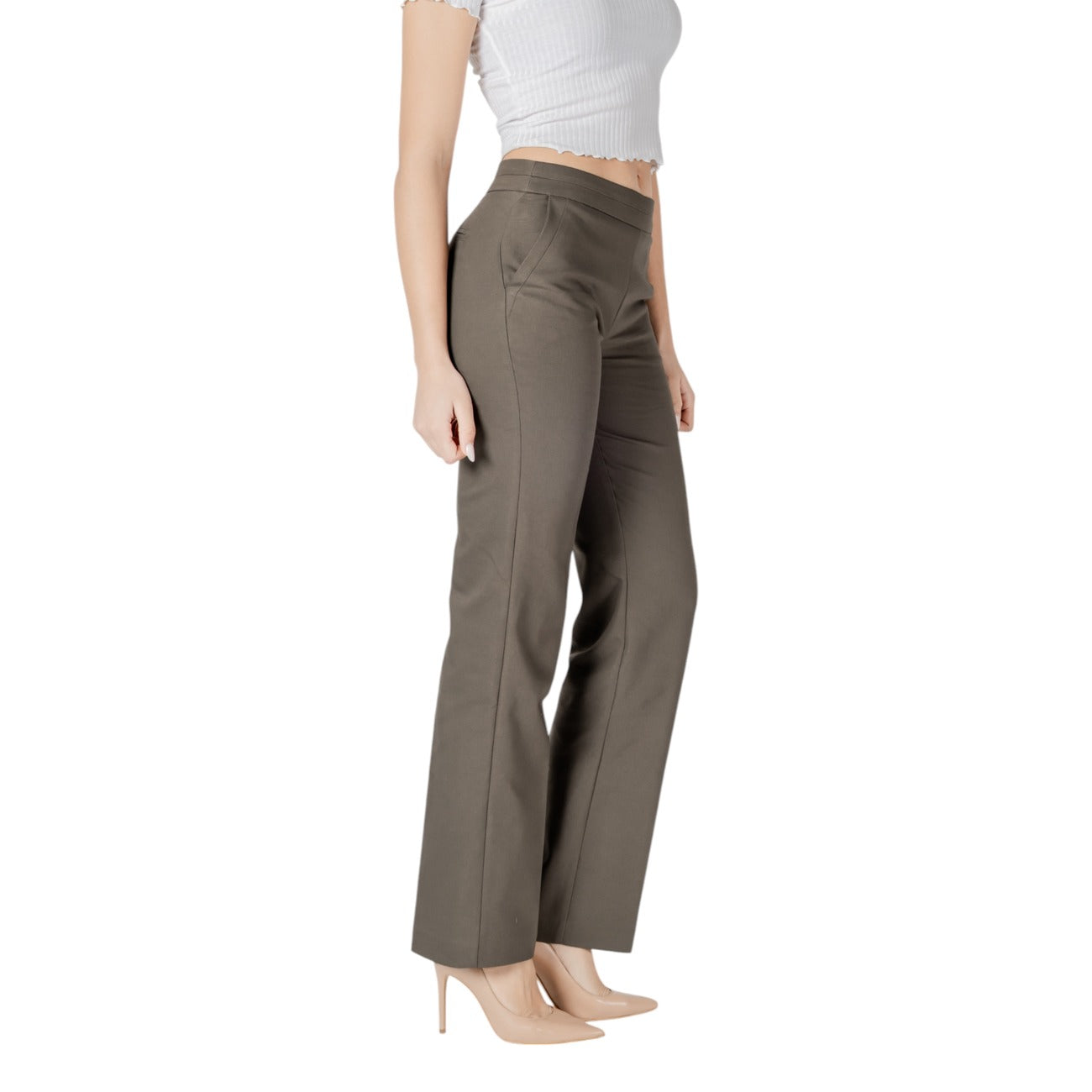 Morgan De Toi Broek Dames Groen #2415733