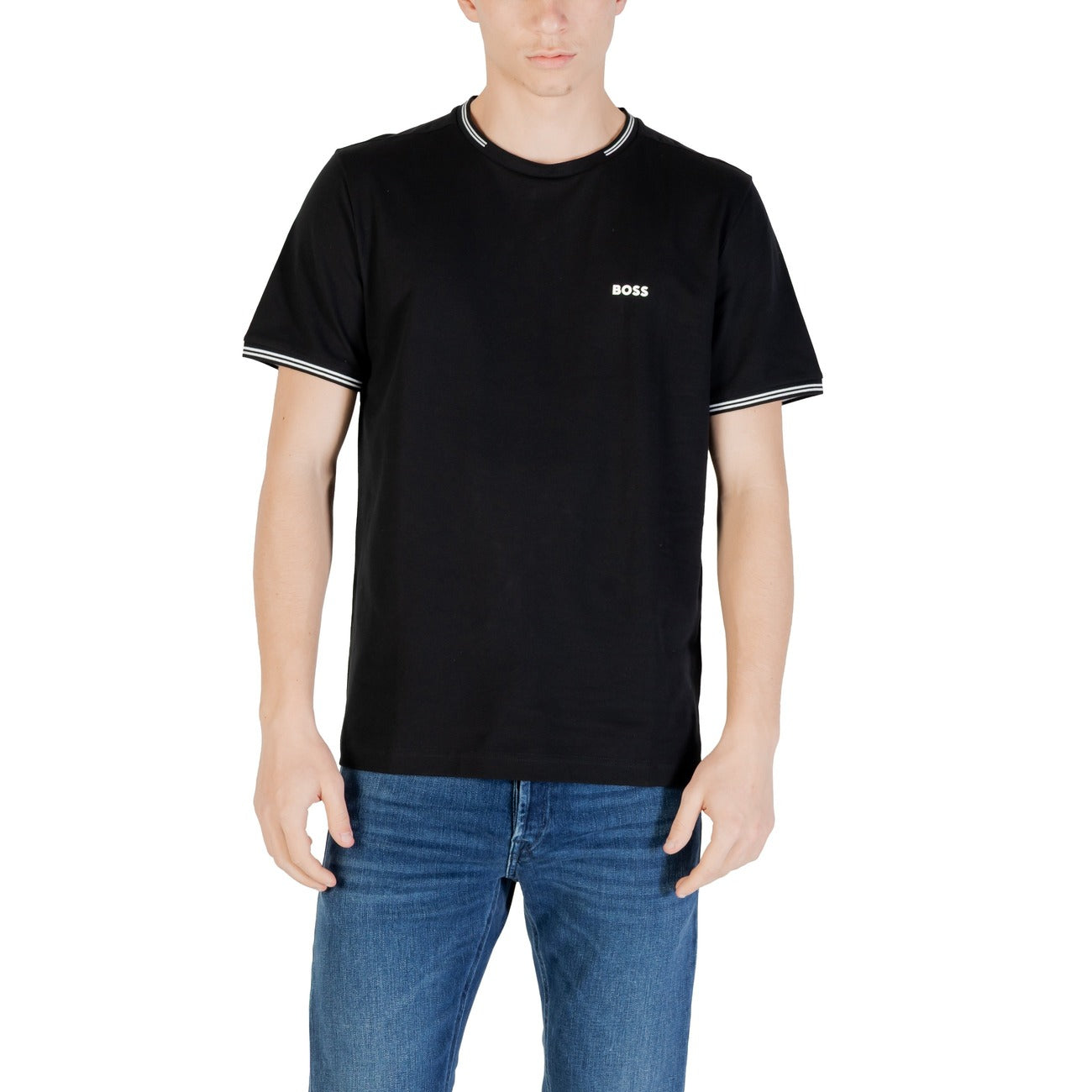 Boss T-shirt Heren Wit Wit #2421640