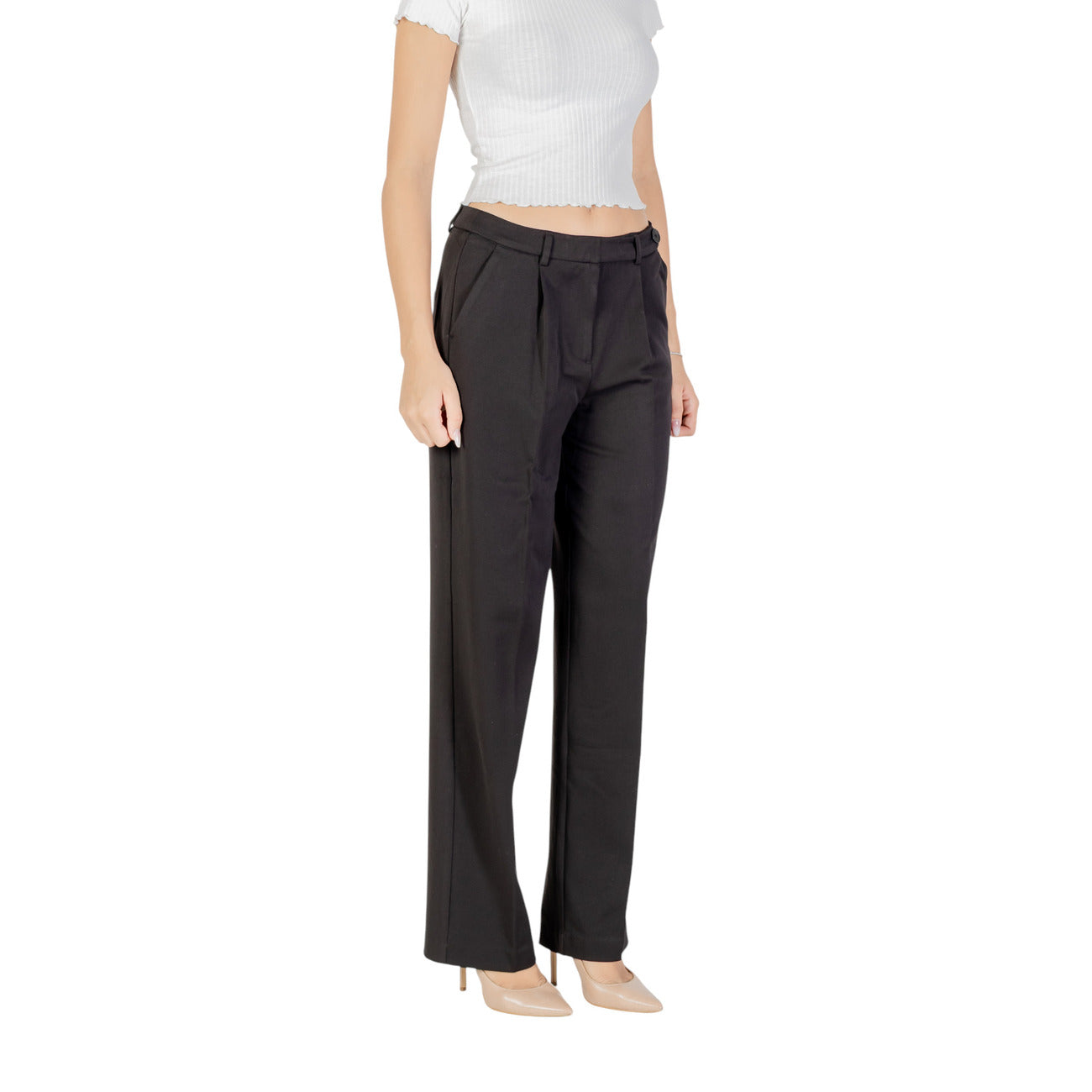 Only Broek Dames Zwart #2464488