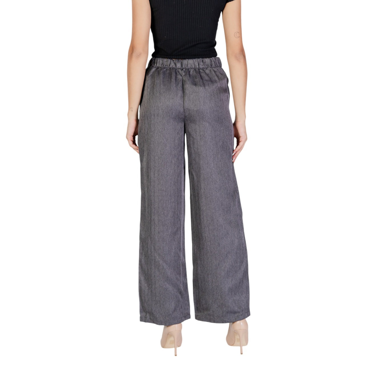 Jacqueline De Yong Broek Dames Grijs #2463868