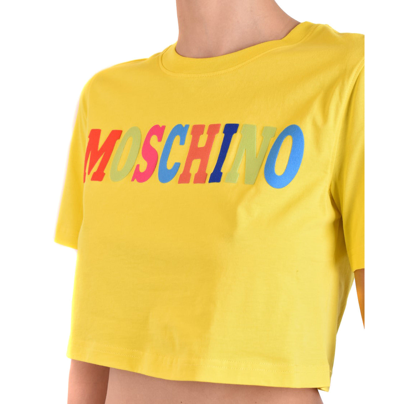 Moschino T-shirt Dames Geel