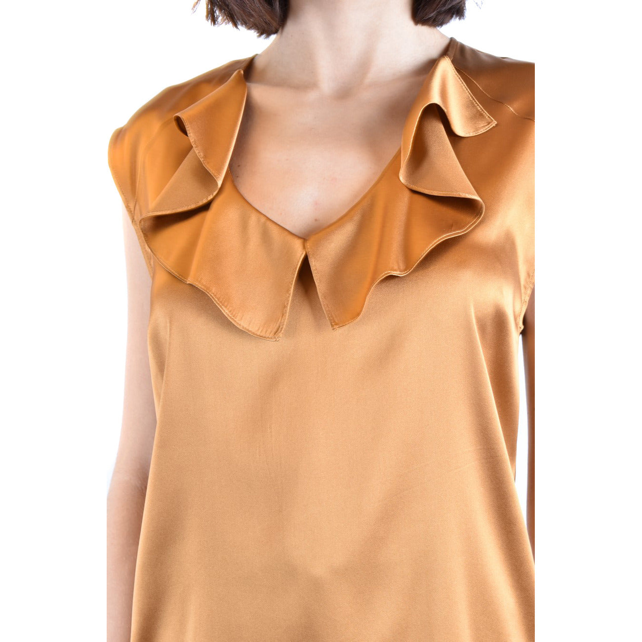 Pinko Strickjacke Damen Kamel