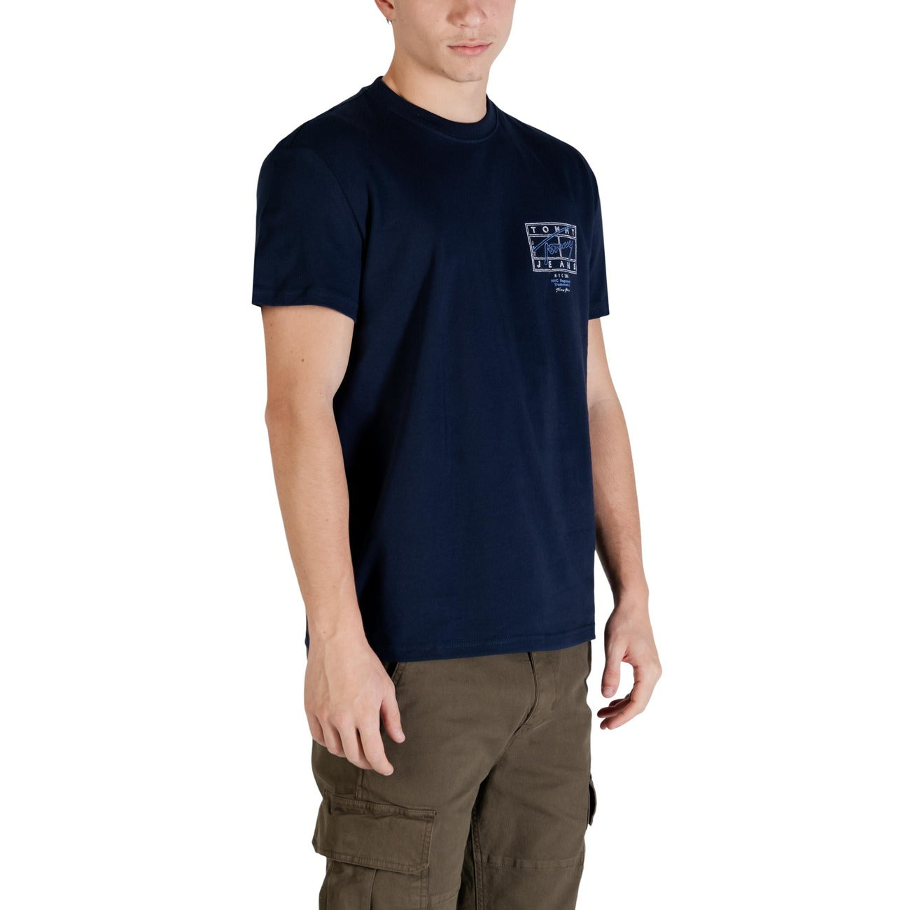 Tommy Hilfiger Jeans T-shirt Heren Blauw #2470059