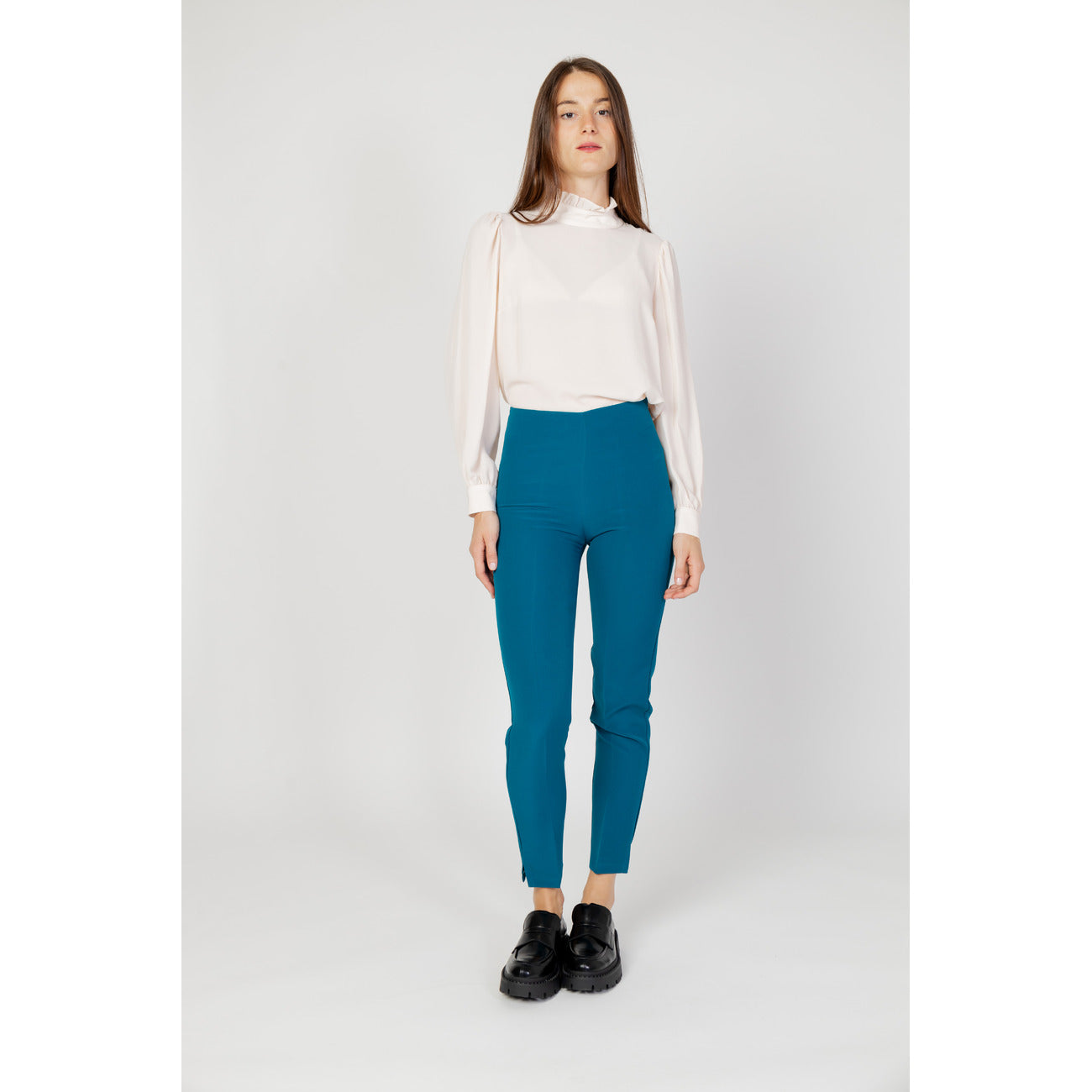 Hanny Deep Trousers Women Green
