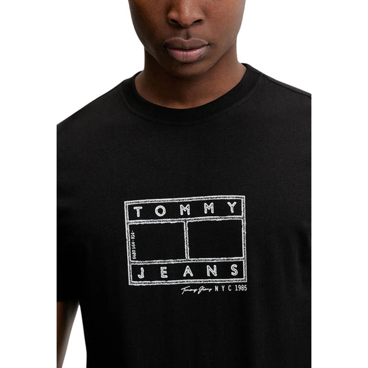 Tommy Hilfiger Jeans T-shirt Heren Zwart #2470305