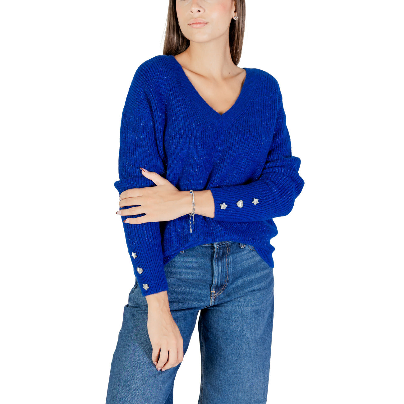 Morgan De Toi Strickmode Damen Blau