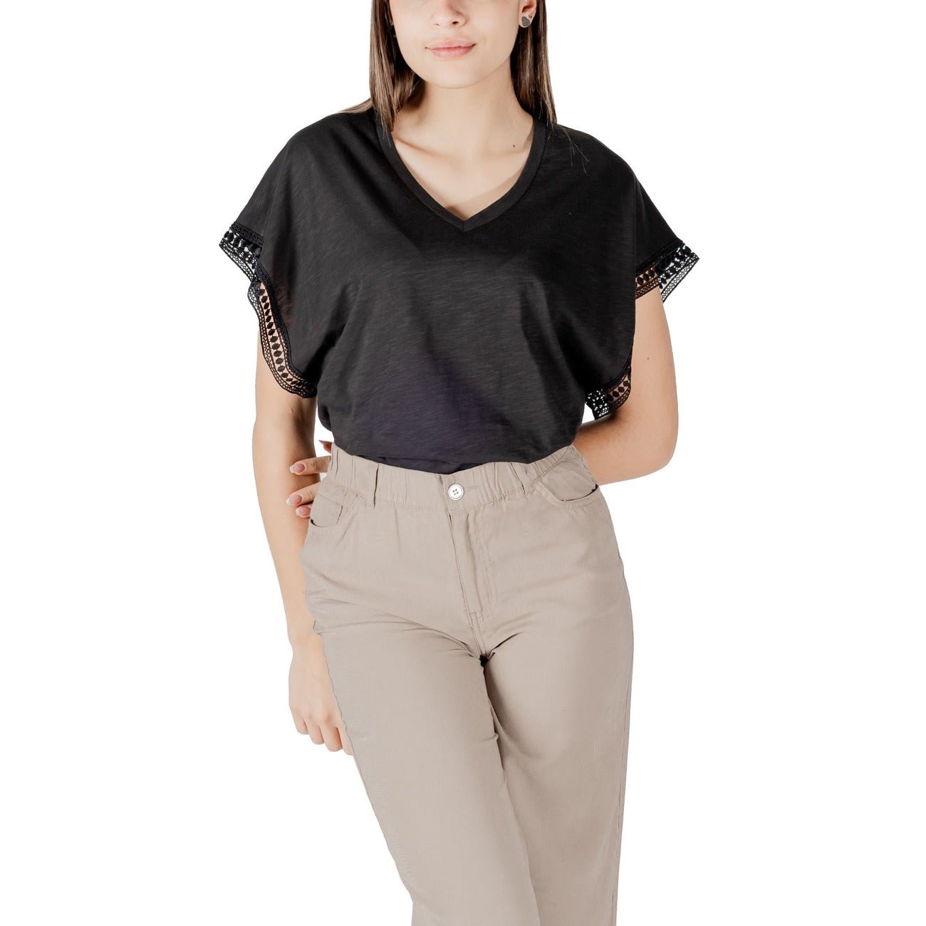 Ichi Bloes Dames Zwart #2417226