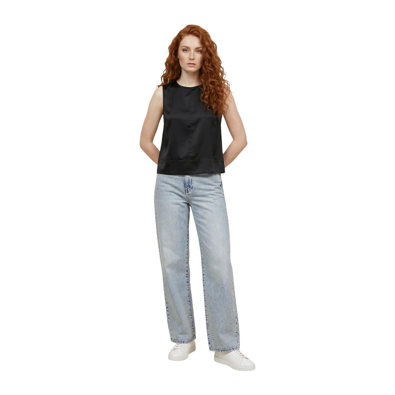 Only Bluse Damen Schwarz