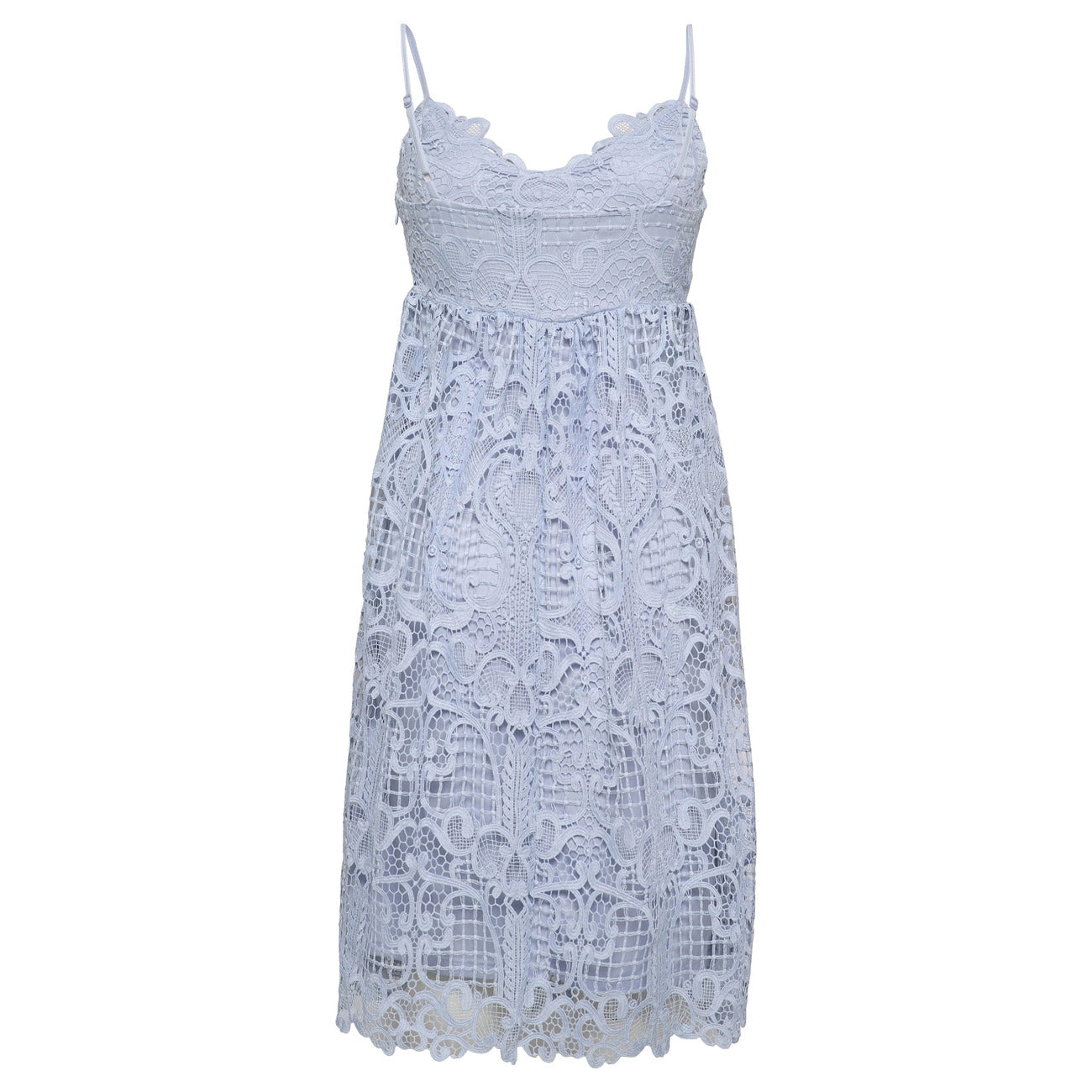 Vila Clothes Jurk Dames Lichtblauw