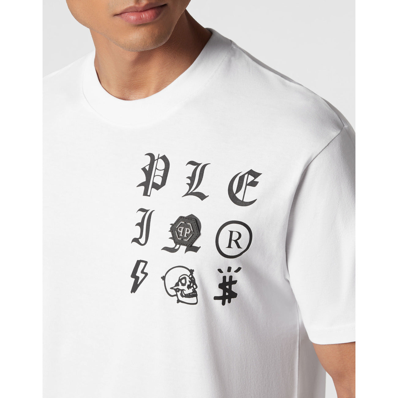 Philipp Plein T-shirt Heren Wit #2430659