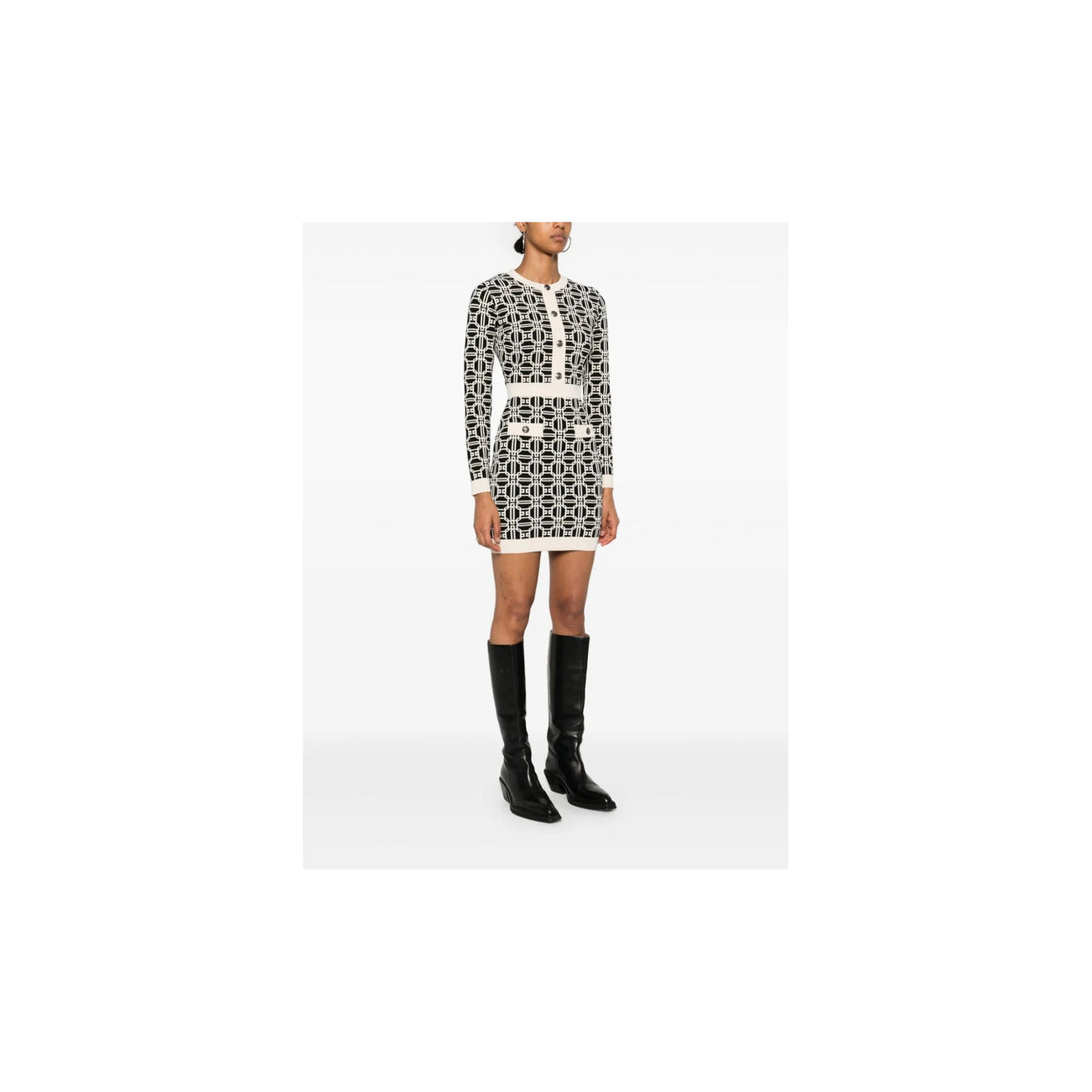 Elisabetta Franchi Jurk Dames Wit #2426556