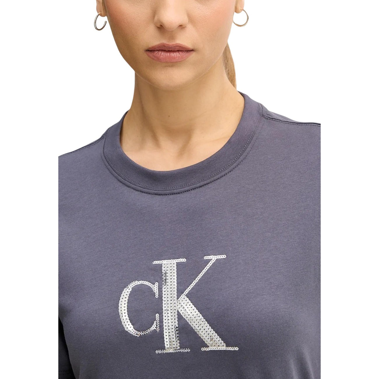 Calvin Klein Jeans T-shirt Women Grey #2451974