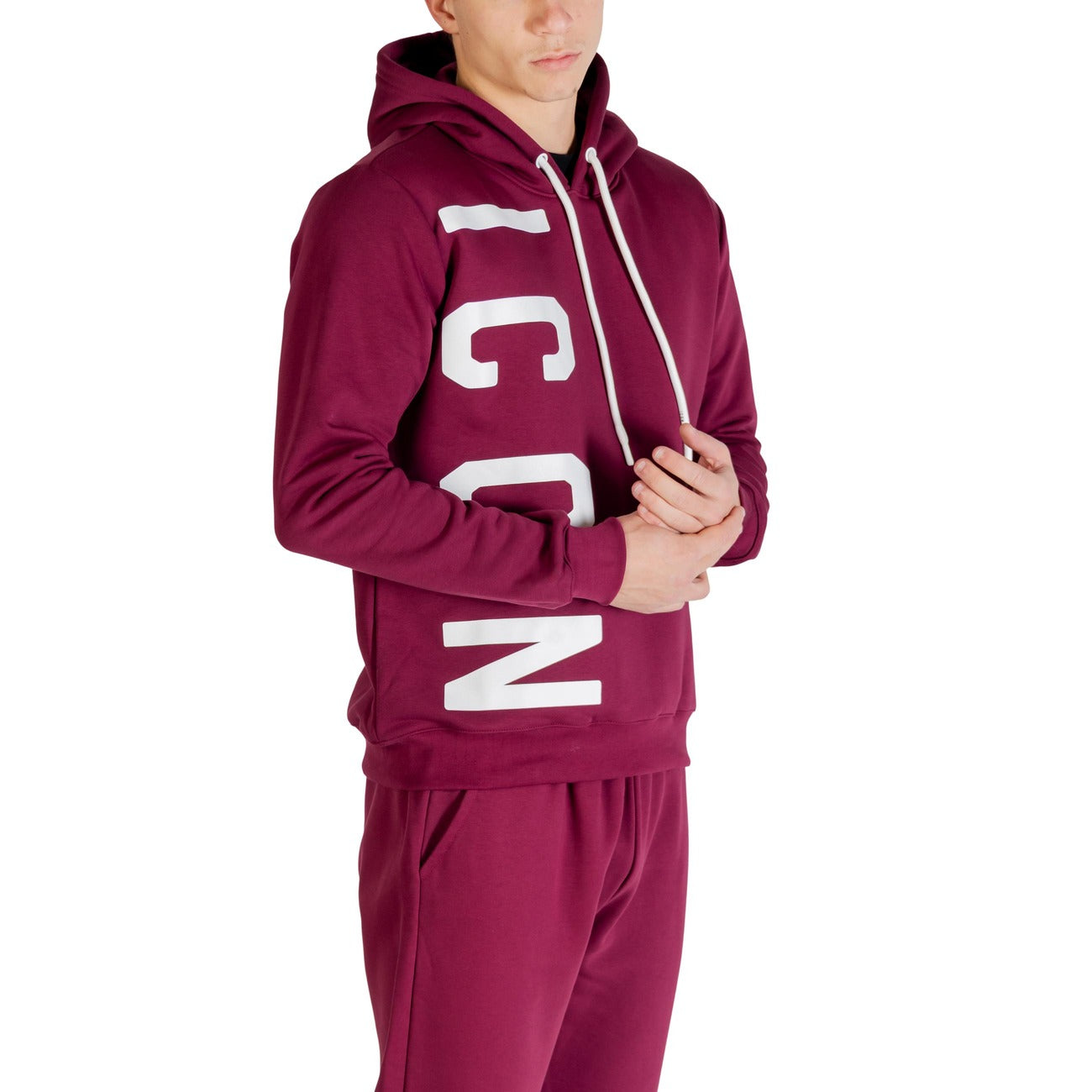 Icon Sweatshirt Heren Bordeaux