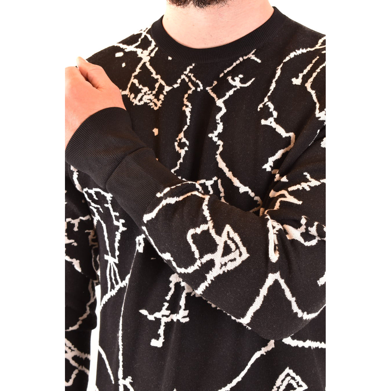 Neil Barrett Strickmode Herren Schwarz