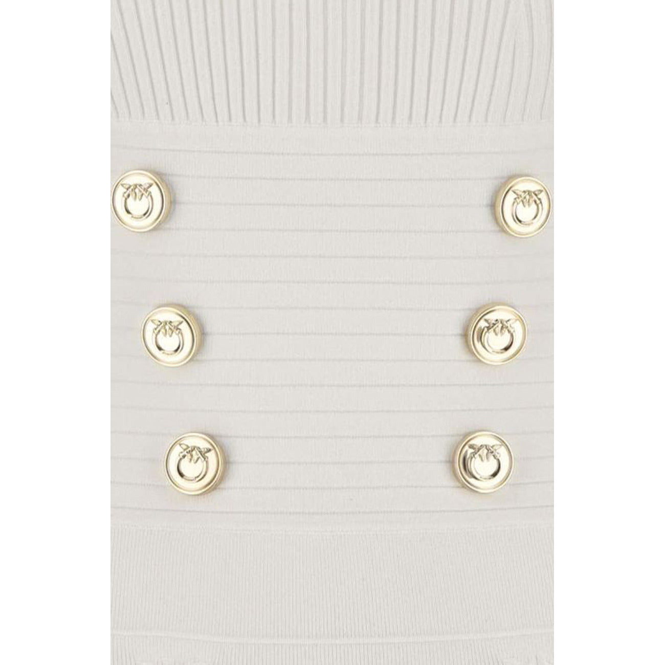 Pinko Jurk Dames Wit #2424336