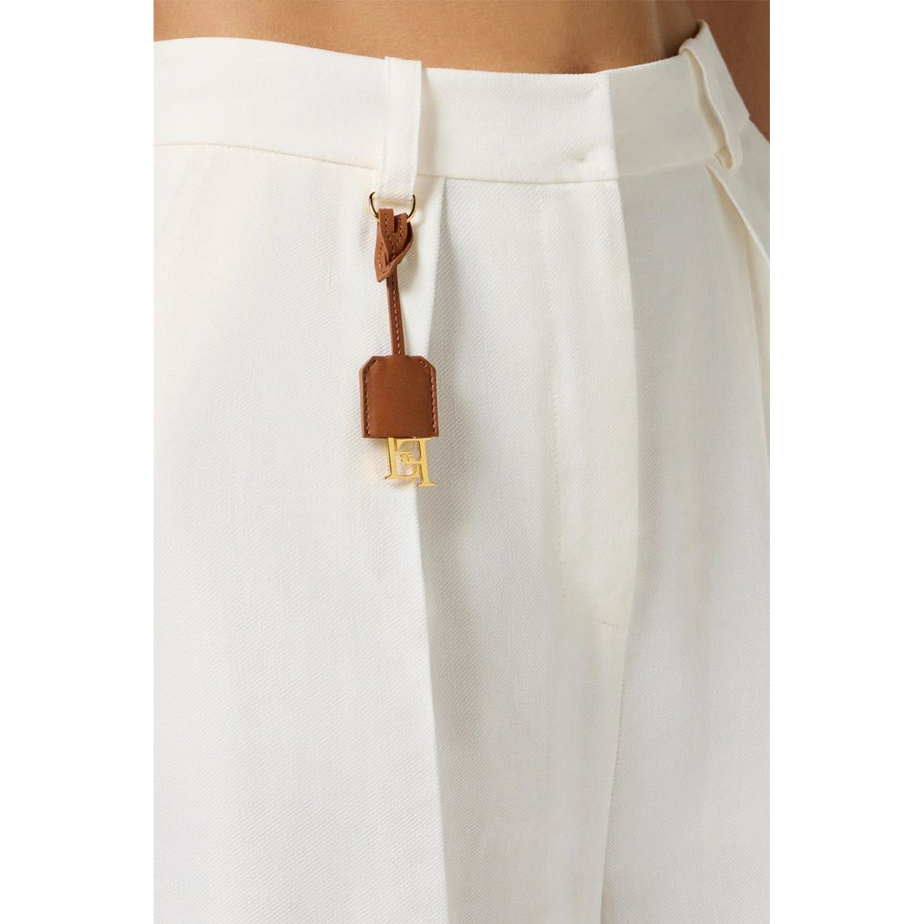Elisabetta Franchi Hose Damen Weiß
