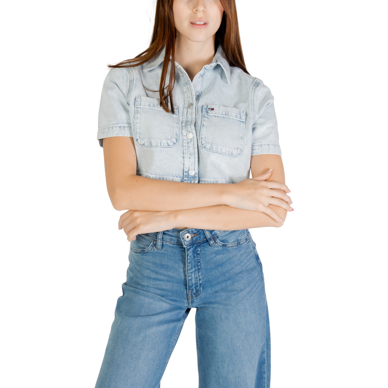 Tommy Hilfiger Jeans Top Dames Lichtblauw