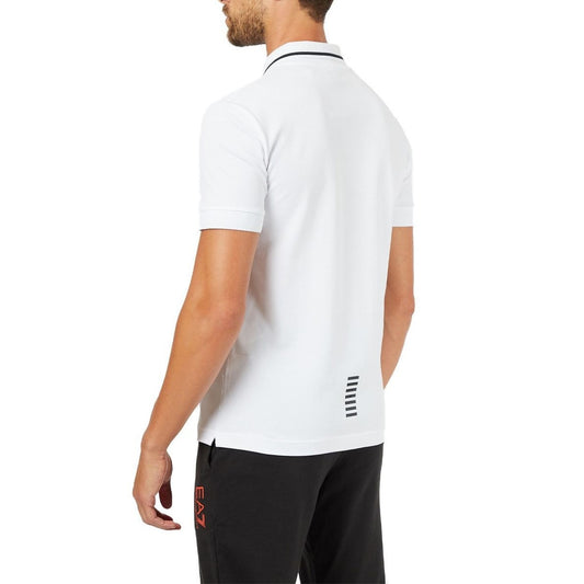 Ea7 Polo Top Herren Weiß #336405