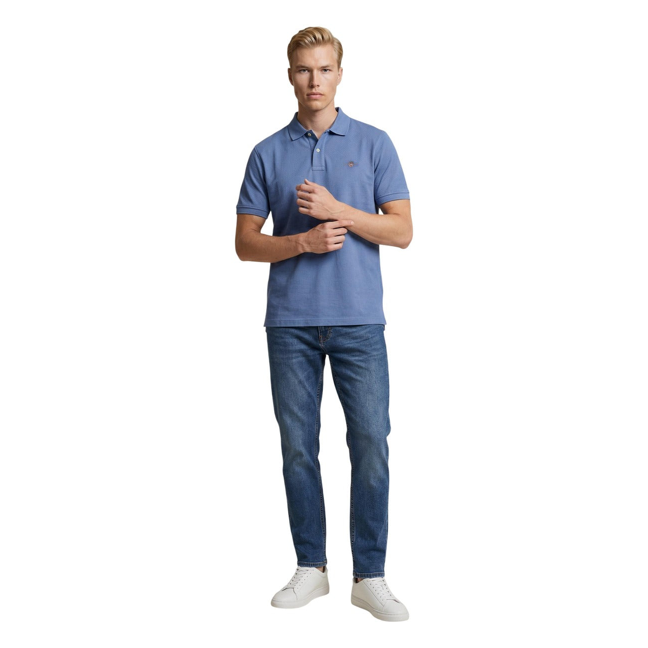 Gant Polo Top Herren Hellblau