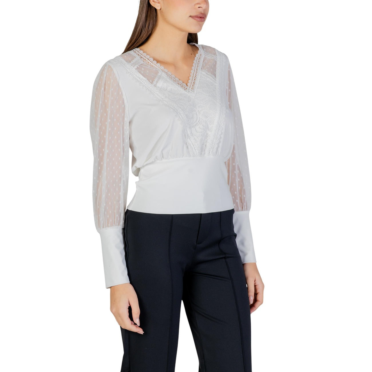 Morgan De Toi Bluse Damen Weiß