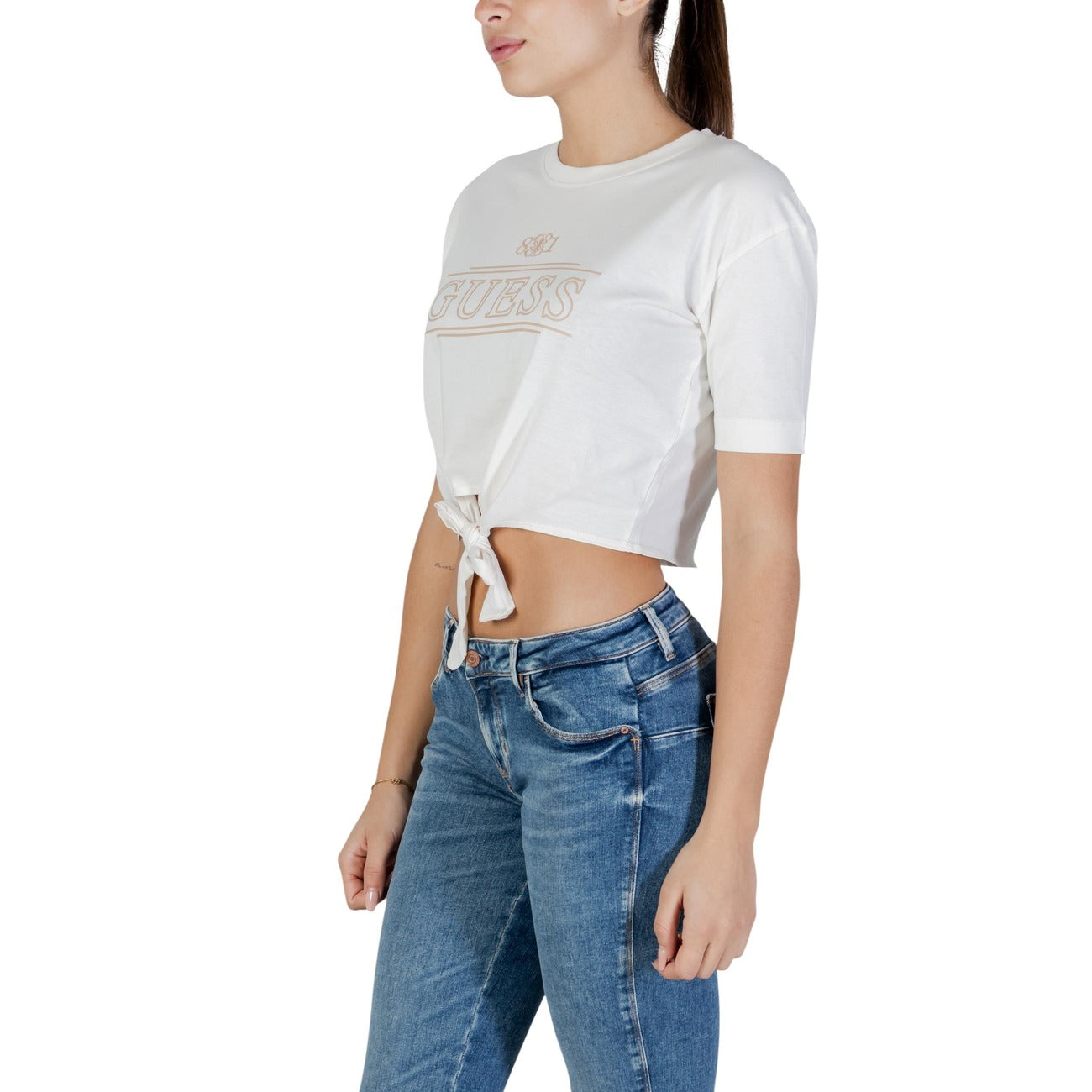 Guess Active T-shirt Women White #2449536