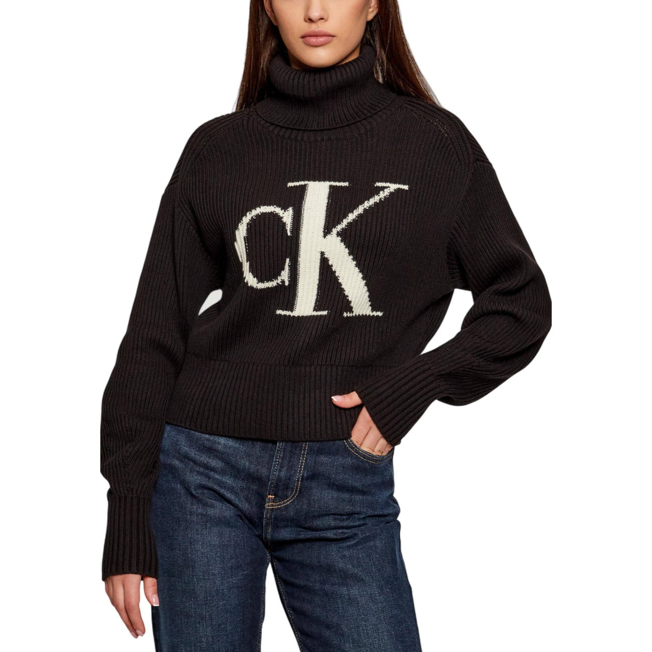 Calvin Klein Jeans Strickmode Damen Weiß