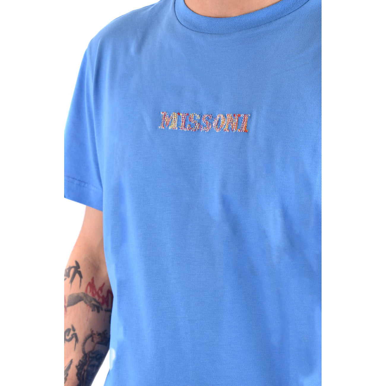 Missoni T-shirt Heren Turquoise