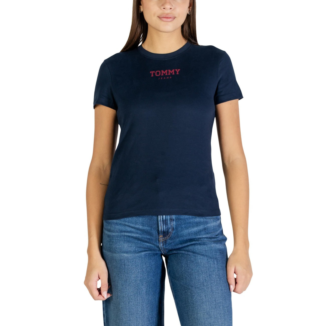 Tommy Hilfiger Jeans T-Shirt Damen Weiß #2447929