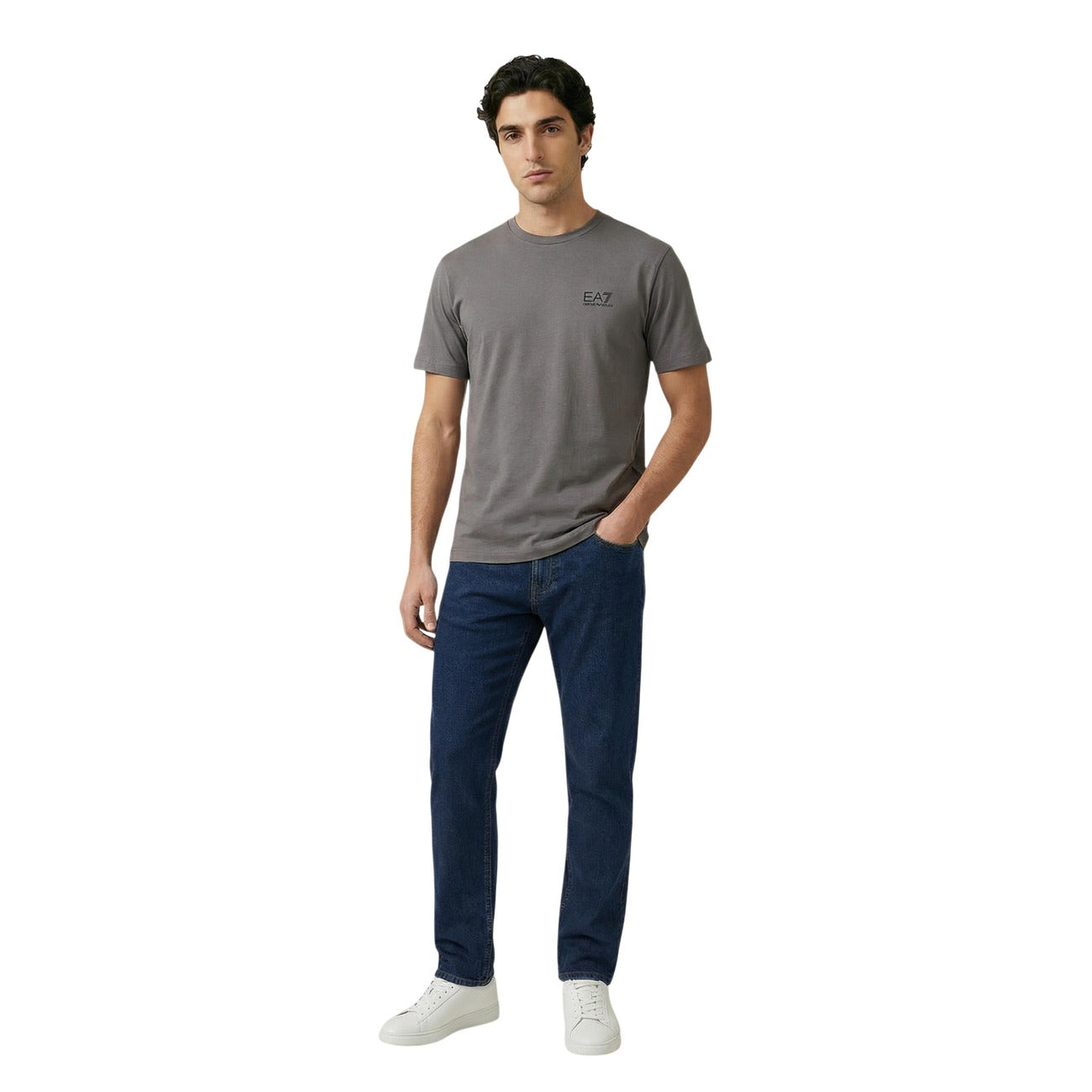 Ea7 T-shirt Heren Grijs