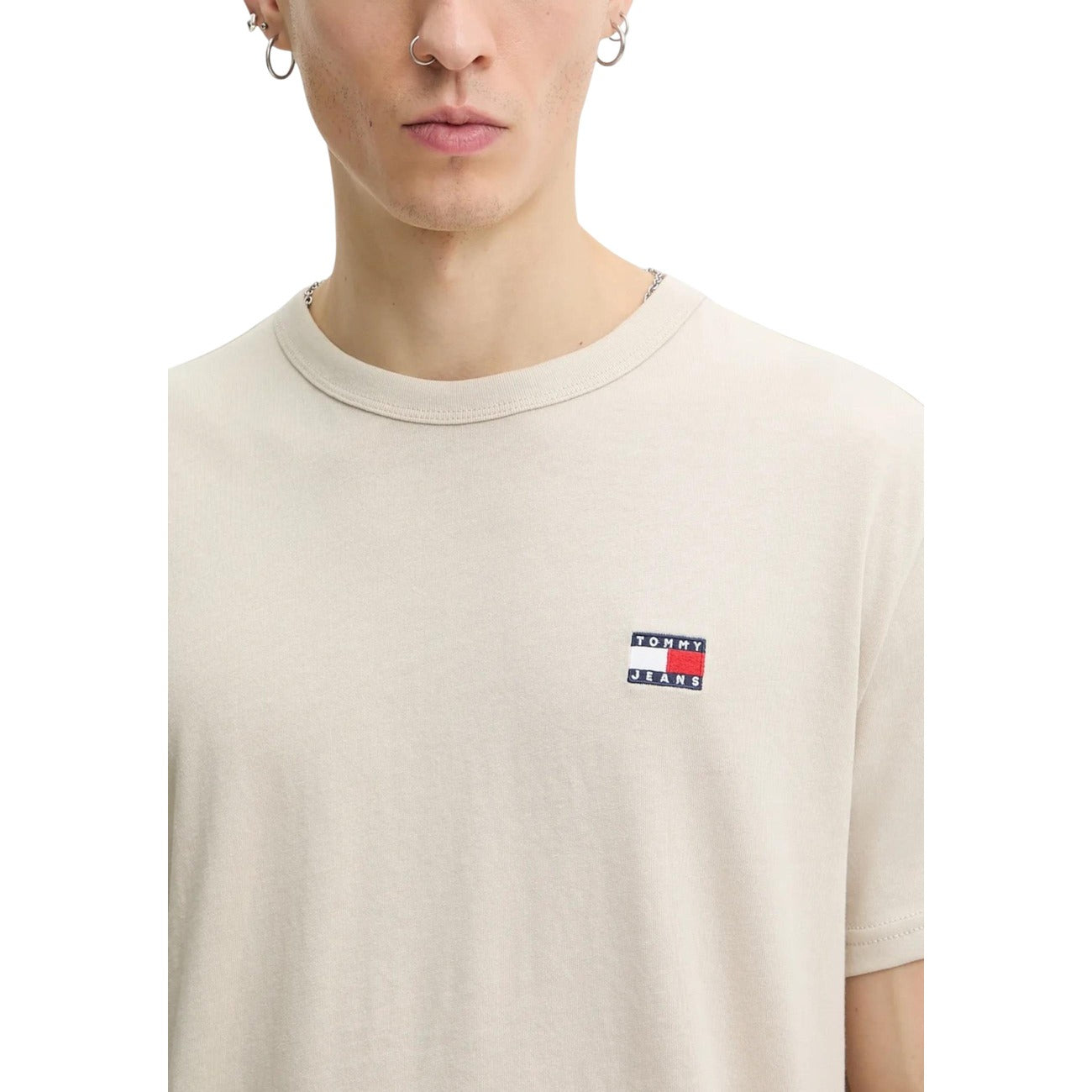 Tommy Hilfiger Jeans T-Shirt Herren Beige #2447531
