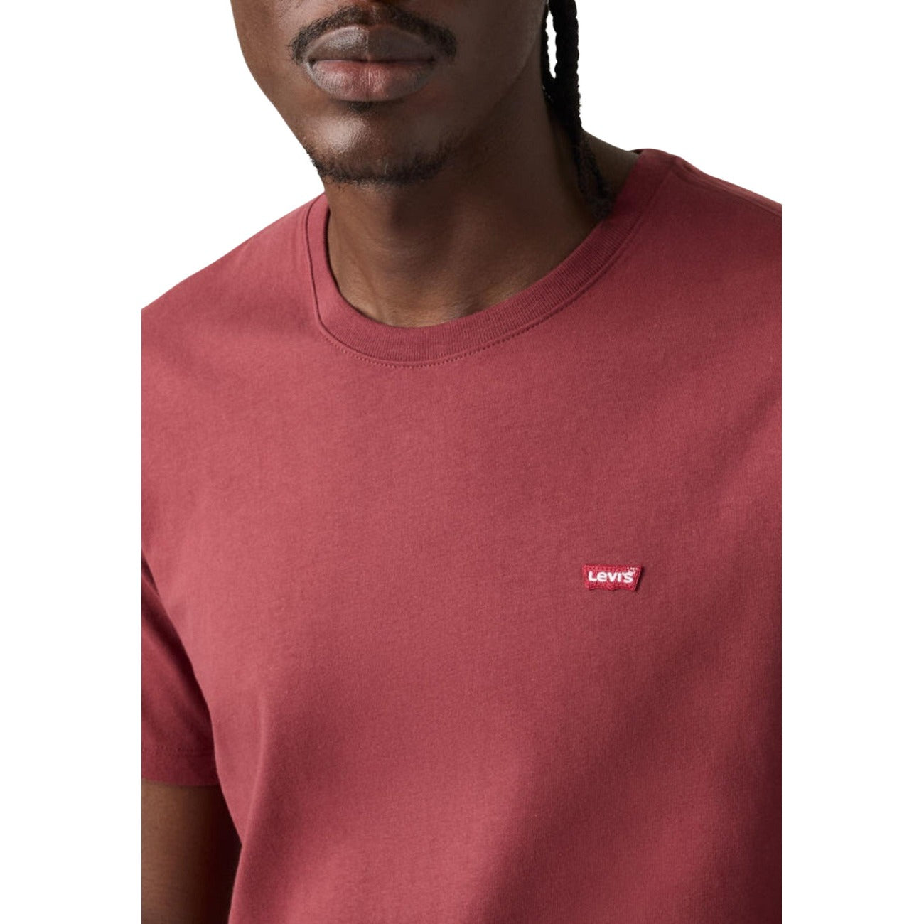Levi`s T-shirt Heren Bordeaux