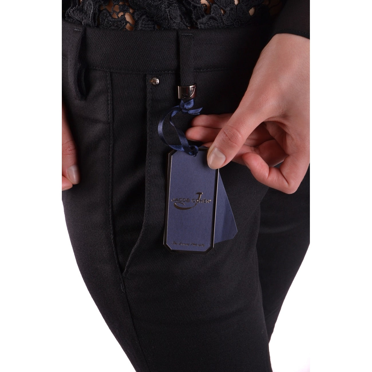 Jacob Cohen Hose Damen Schwarz