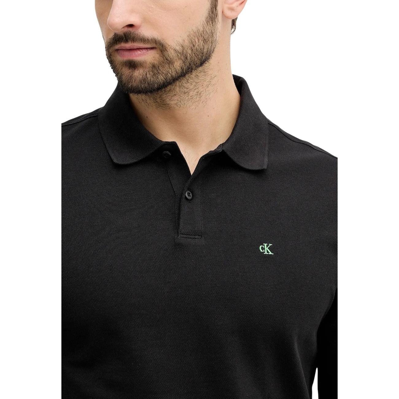 Calvin Klein Jeans Polo Top Herren Schwarz
