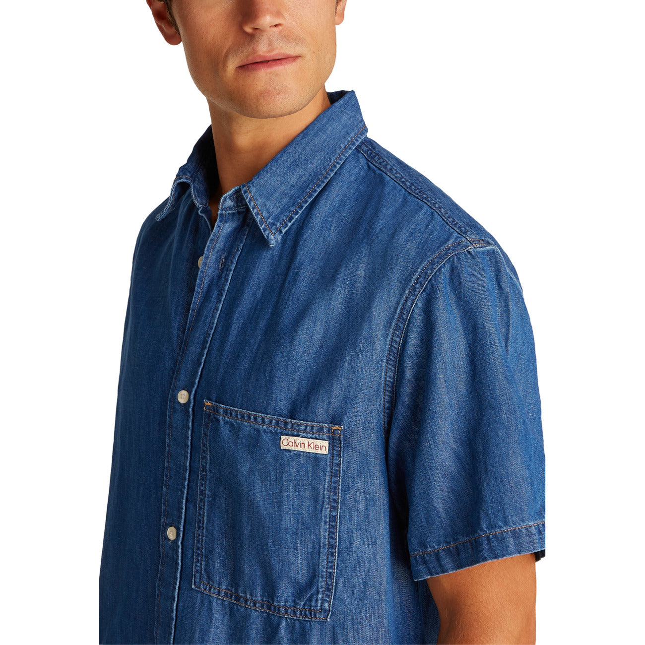 Calvin Klein Jeans Shirt Heren Lichtblauw