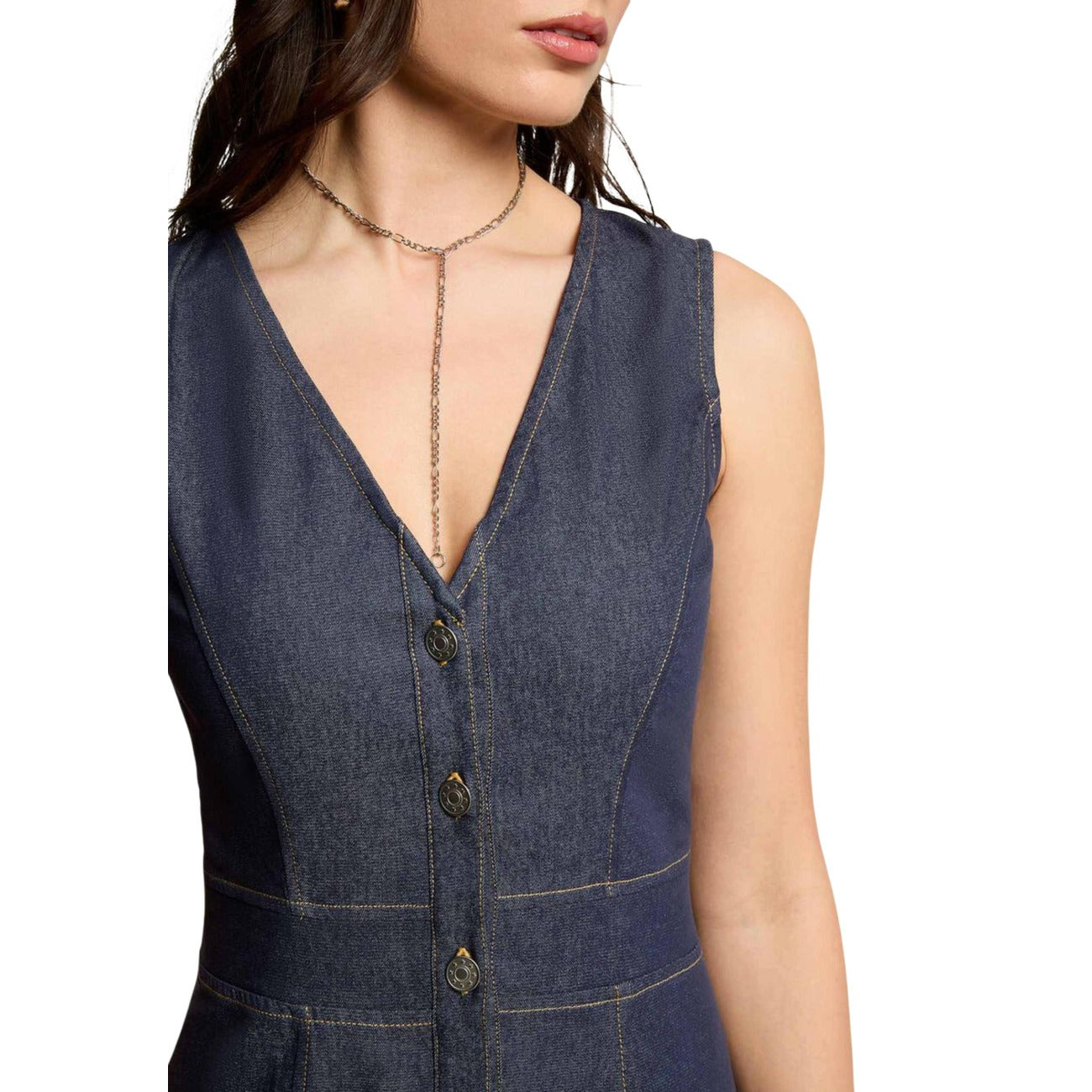 Morgan De Toi Kleid Damen Blau Blau