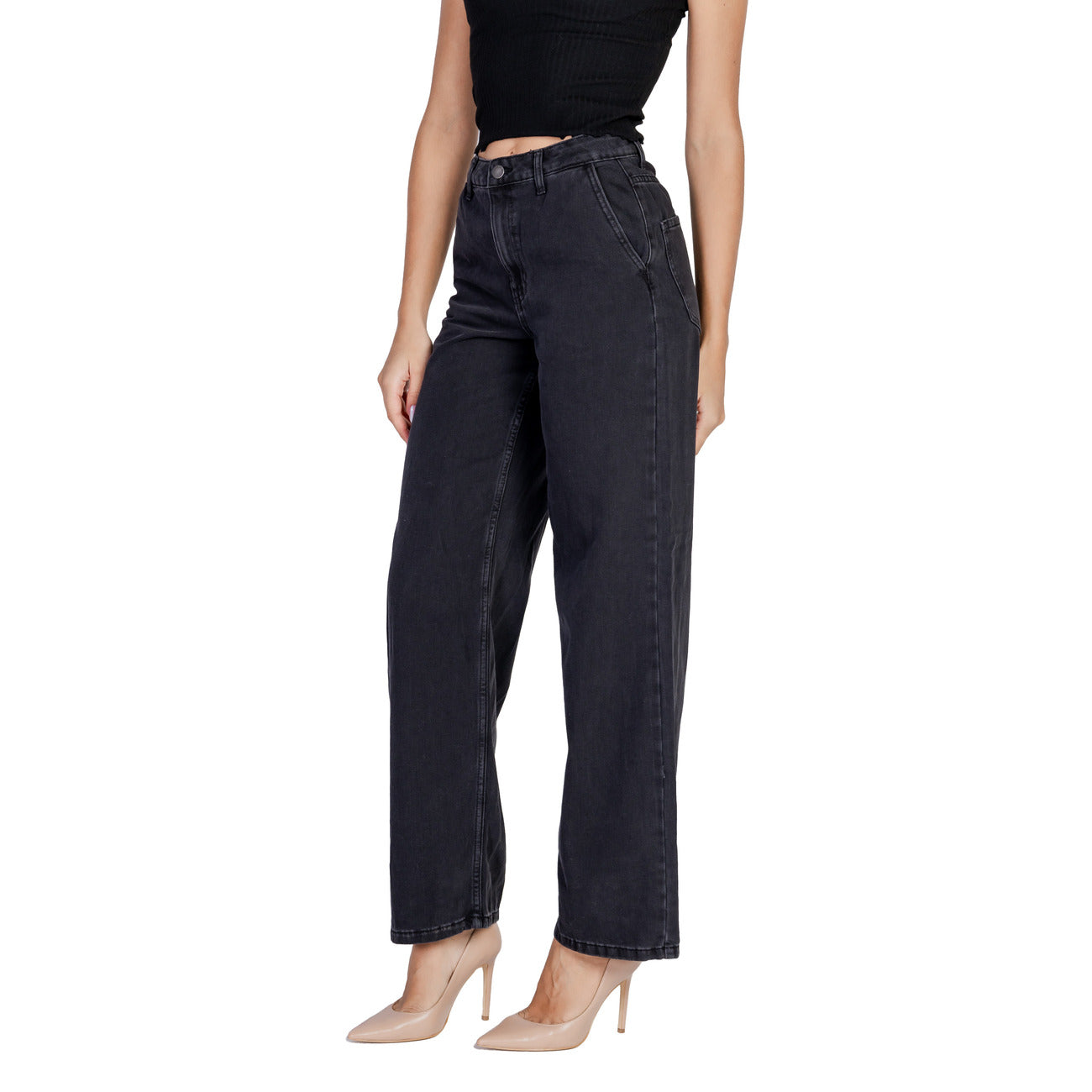 Jacqueline De Yong Jeans Damen Schwarz