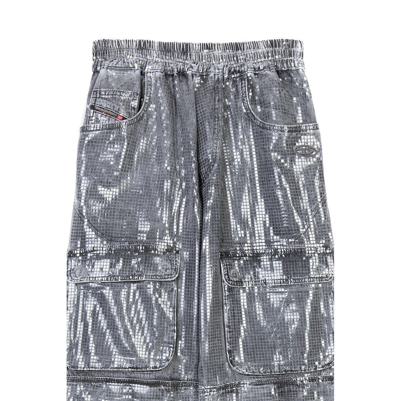 Diesel Hose Damen Grau