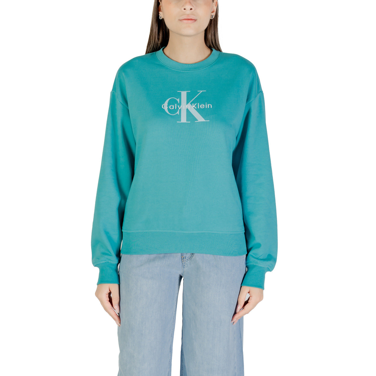 Calvin Klein Jeans Sweatshirt Dames Beige #2426232