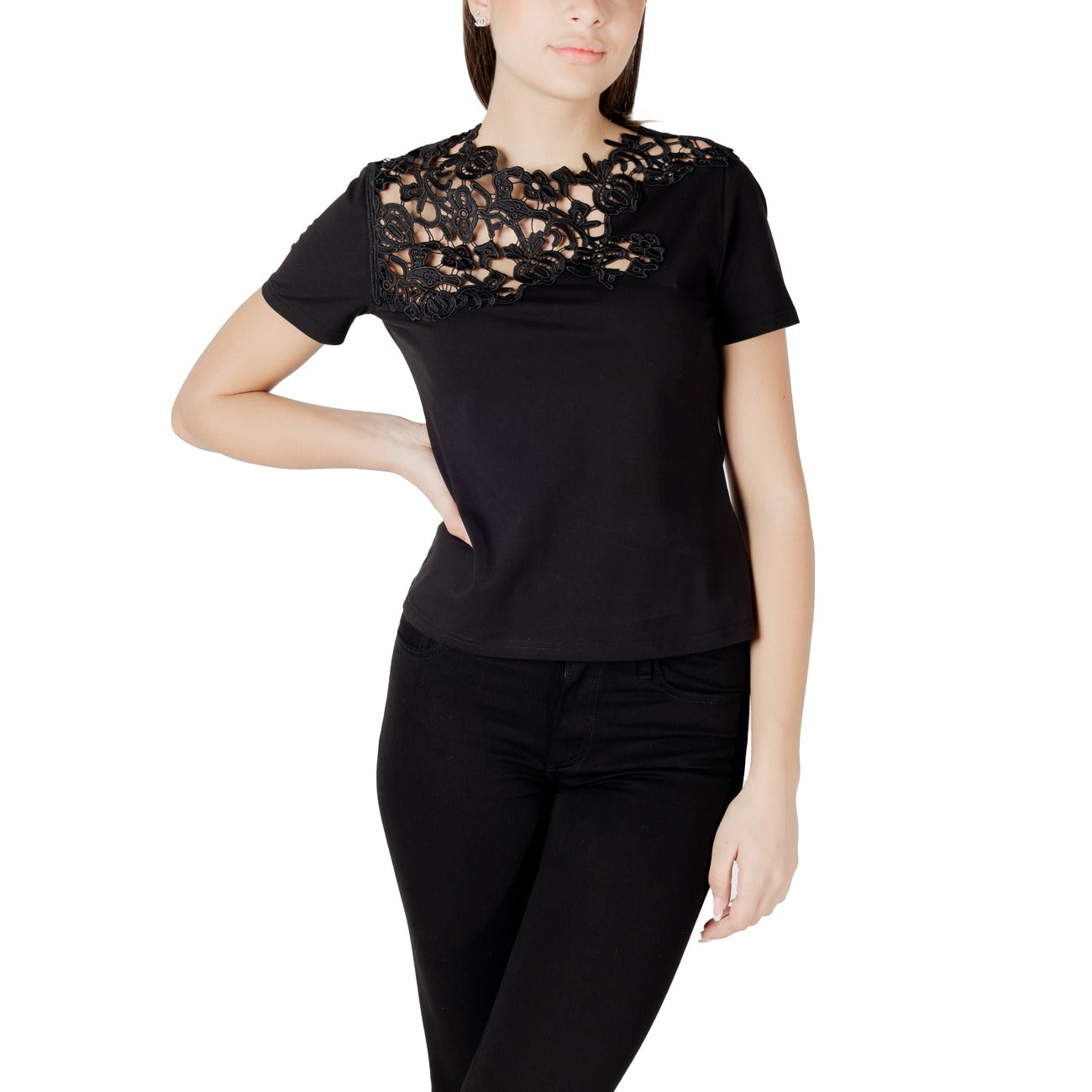 Morgan De Toi T-shirt Dames Zwart Zwart #2418614