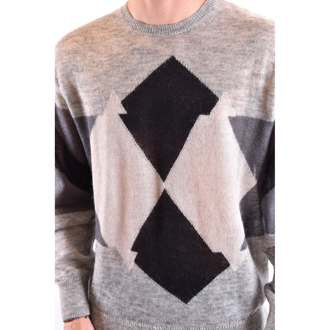 Neil Barrett Strickmode Herren Grau